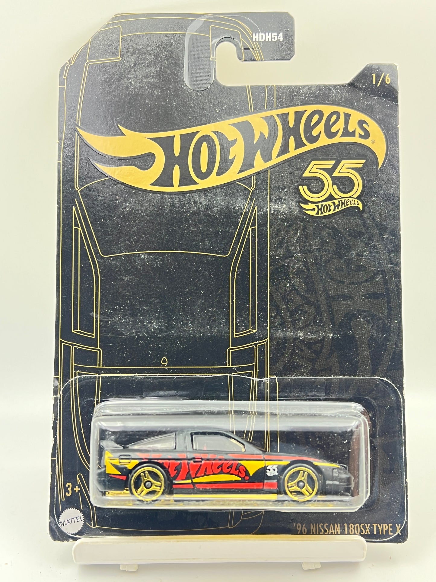 IMPORTED - HOT WHEELS -  96 NISSAN 180SX TYPE X - 6E