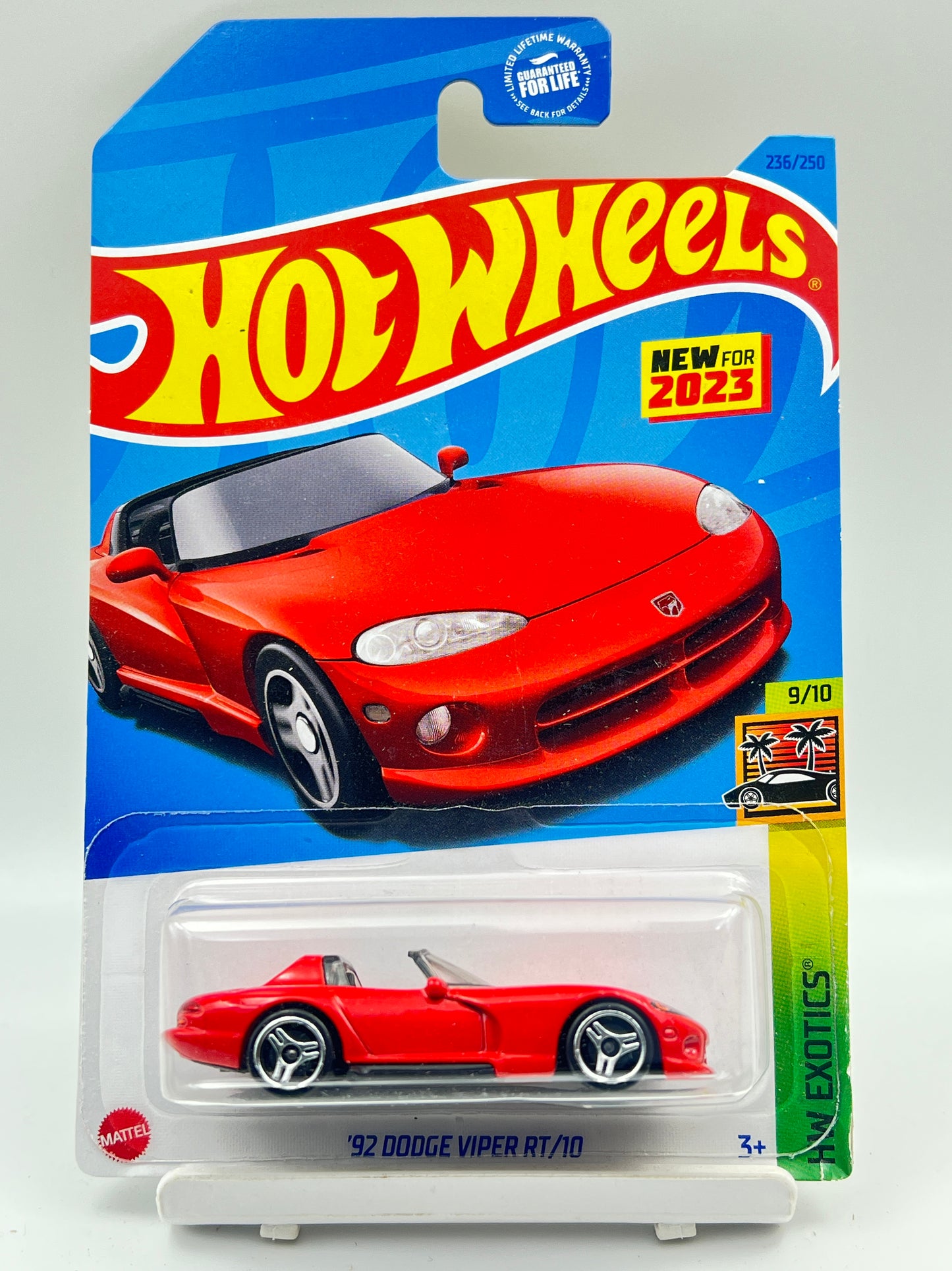 IMPORTED - HOT WHEELS -  92 DODGE CIPER RT/10 - RED - 6E