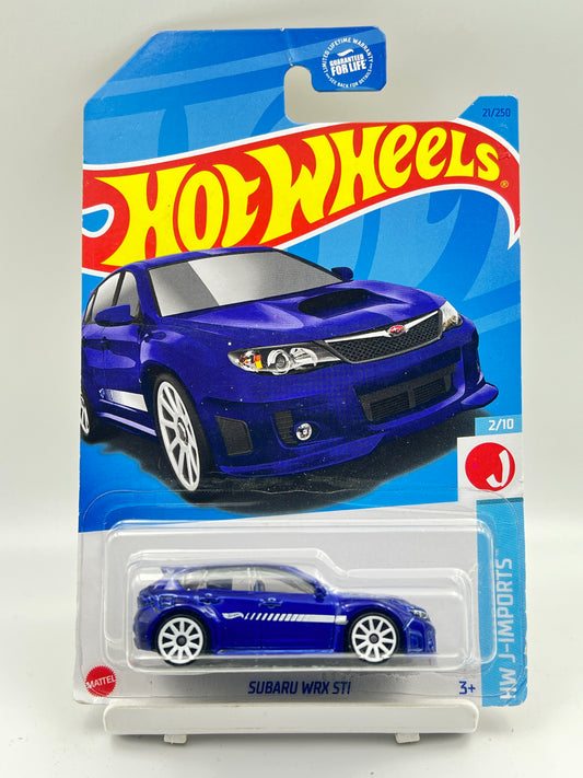 BLISTER CRACK - IMPORTED - HOT WHEELS - SUBARU WRX STI - BLUE - 6E