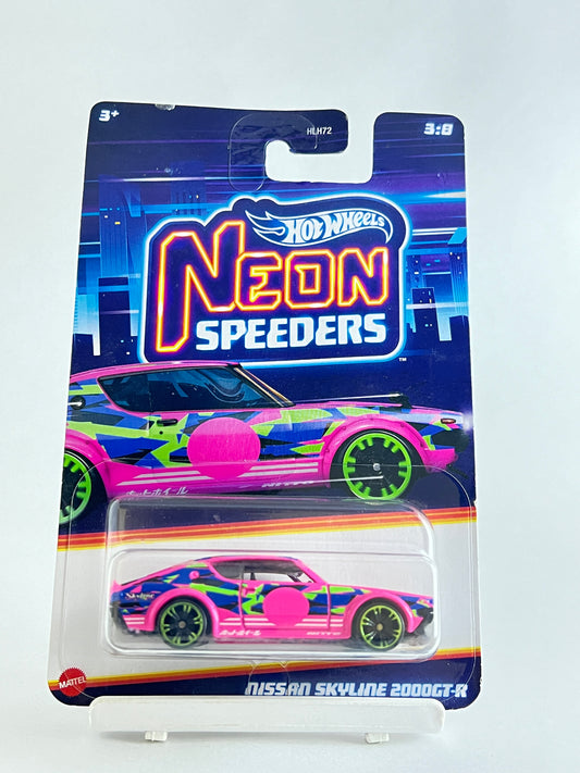 NEON SPEEDERS - NISSAN SKYLINE 2000GT-R - 4A - Its Fun- Hot wheels - matchbox - diecast