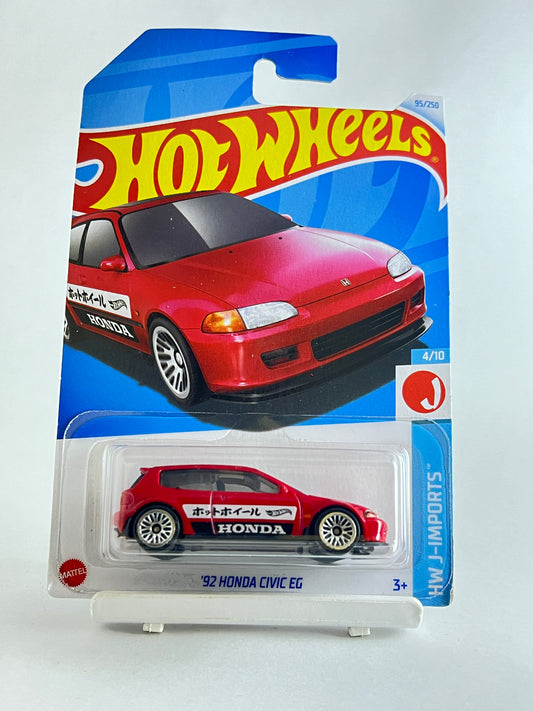 92 HONDA CIVIC EG - 4B - Its Fun- Hot wheels - matchbox - diecast