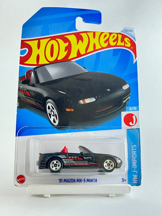 91 MAZDA MX-5 MIATA - 4B - Its Fun- Hot wheels - matchbox - diecast