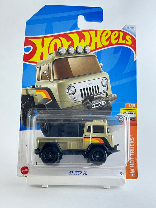 57 JEEP FC - 4B - Its Fun- Hot wheels - matchbox - diecast