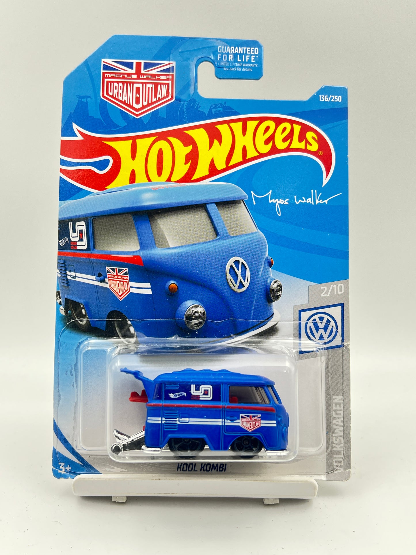 IMPORTED - HOT WHEELS -  KOOL KOMBI - URBAN OUTLAW - BLUE - 4C