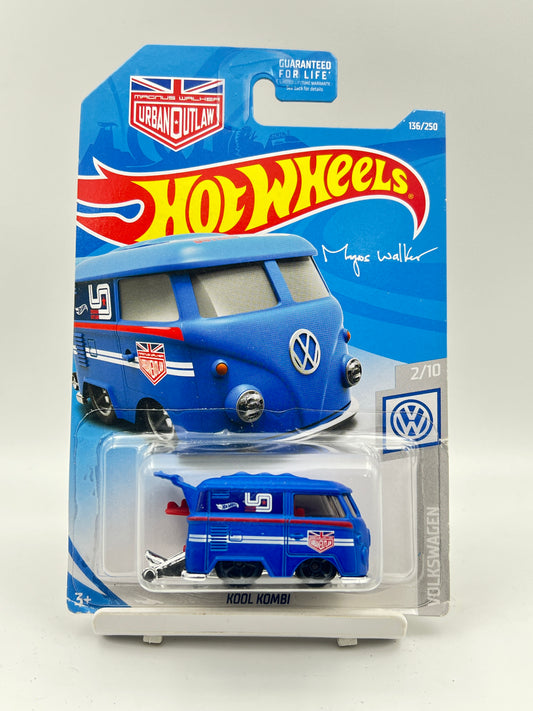 IMPORTED - HOT WHEELS -  KOOL KOMBI - URBAN OUTLAW - BLUE - 4C