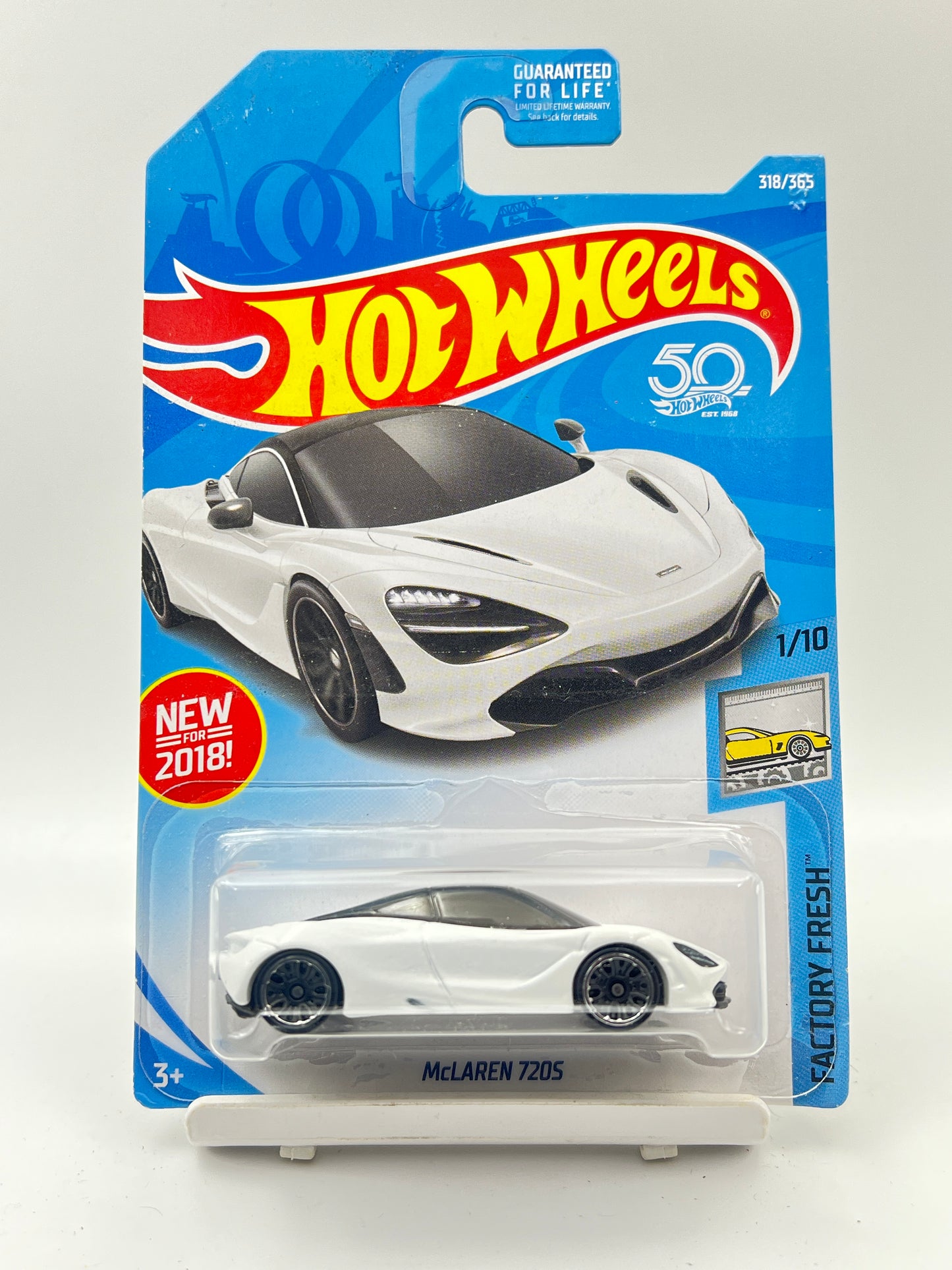 IMPORTED - HOT WHEELS -  MCLAREN 720S - WHITE - ZX5