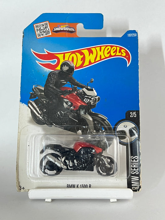 BMW K 1300 R -CARD AS IN PICTURE- 3D - Its Fun- Hot wheels - matchbox - diecast