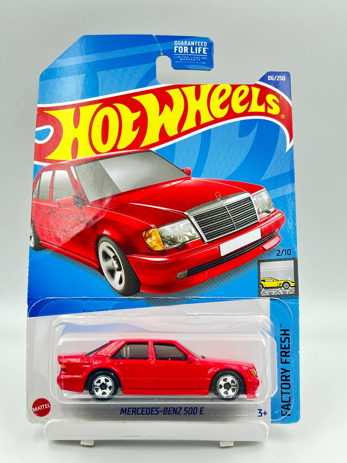 HOT WHEELS - CREASED - MERCEDES BENZ 500 E - RED - 1B - Its Fun
