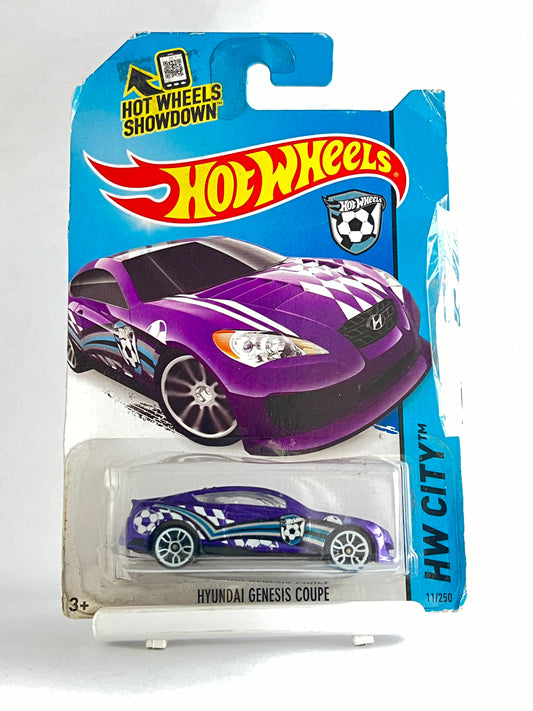 HYUNDAI GENESIS COUPE - -CARD AS IN PICTURE- 3D - Its Fun- Hot wheels - matchbox - diecast