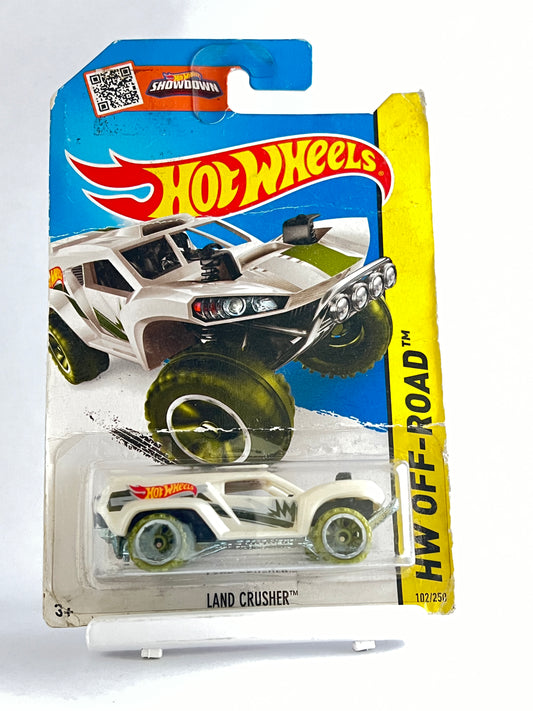 LAND CRUSHER -BEND CARD AS IN PICTURE- 3D - Its Fun- Hot wheels - matchbox - diecast