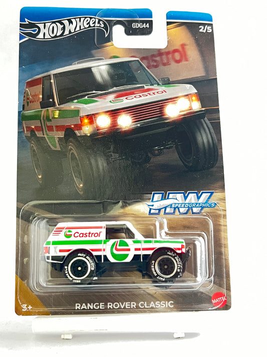 BLISTER CRACK - IMPORTED - SPEED GRAPHICS - RANGE ROVER CLASSIC - 4F - Its Fun- Hot wheels - matchbox - diecast
