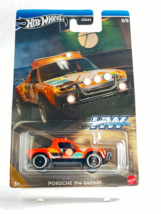 SPEED GRAPHICS - PORSCHE 914 SAFARI - 3A - Its Fun- Hot wheels - matchbox - diecast