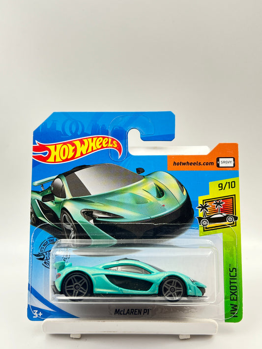 SHORT CARD - HOT WHEELS - MCLAREN P1 - B5