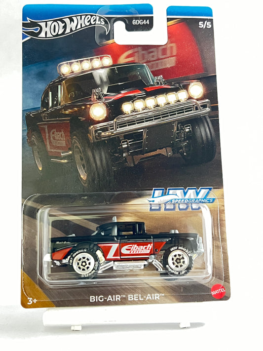 SPEED GRAPHICS - BIG AIR BEL AIR - 3A - Its Fun- Hot wheels - matchbox - diecast