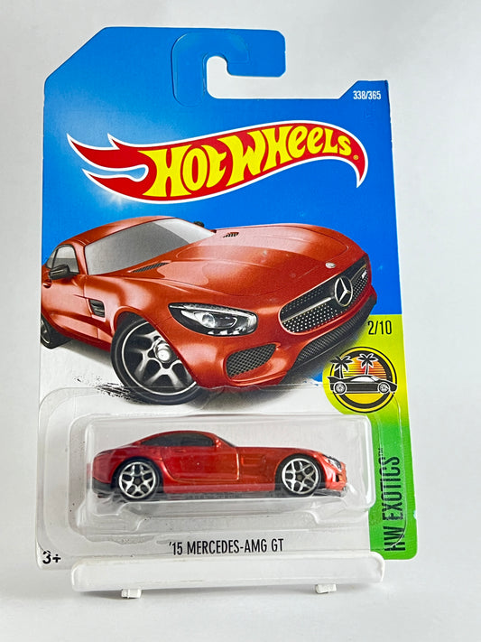 15 MERCEDES AMG GT - RED - 4C - Its Fun- Hot wheels - matchbox - diecast