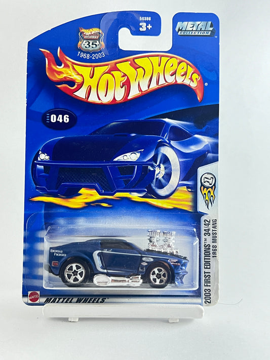 1968 MUSTANG - 2B - Its Fun- Hot wheels - matchbox - diecast