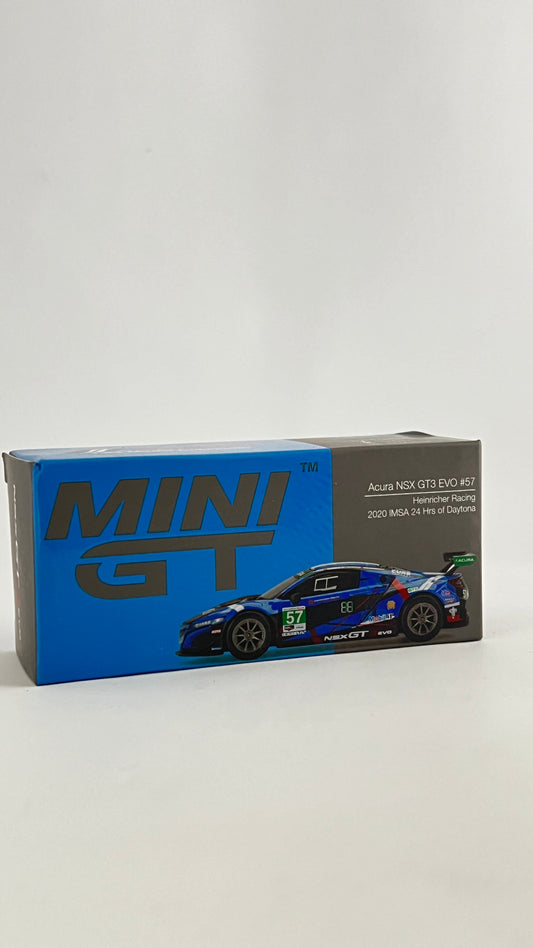 MINI GT - ACURA NSX GT3 EVO #57 - OPEN BOX - Its Fun- Hot wheels - matchbox - diecast