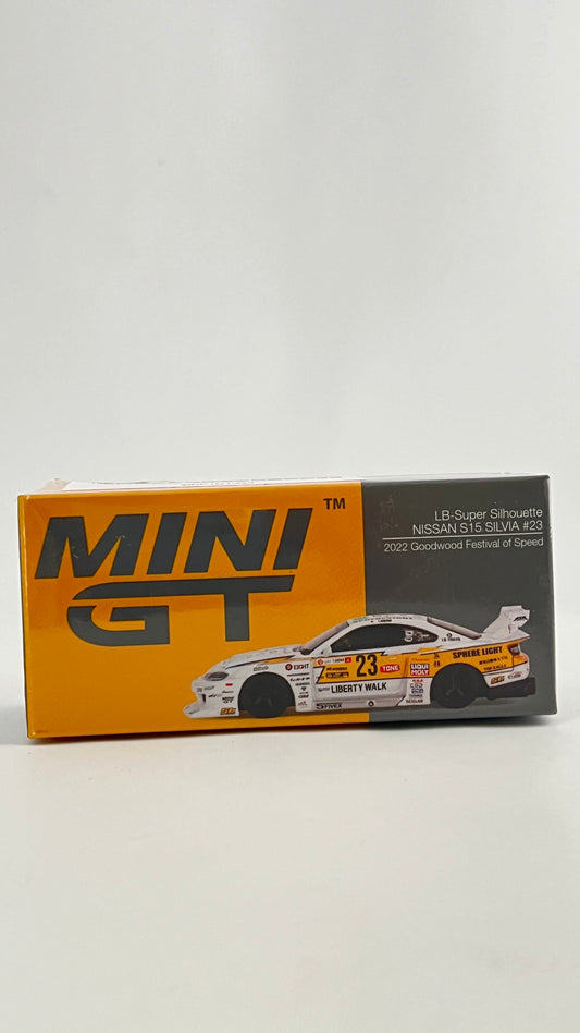 MINI GT - LB SUPER SILHOUTTE NISSAN S15 SILVIA #23 - SEALED NEW - Its Fun- Hot wheels - matchbox - diecast