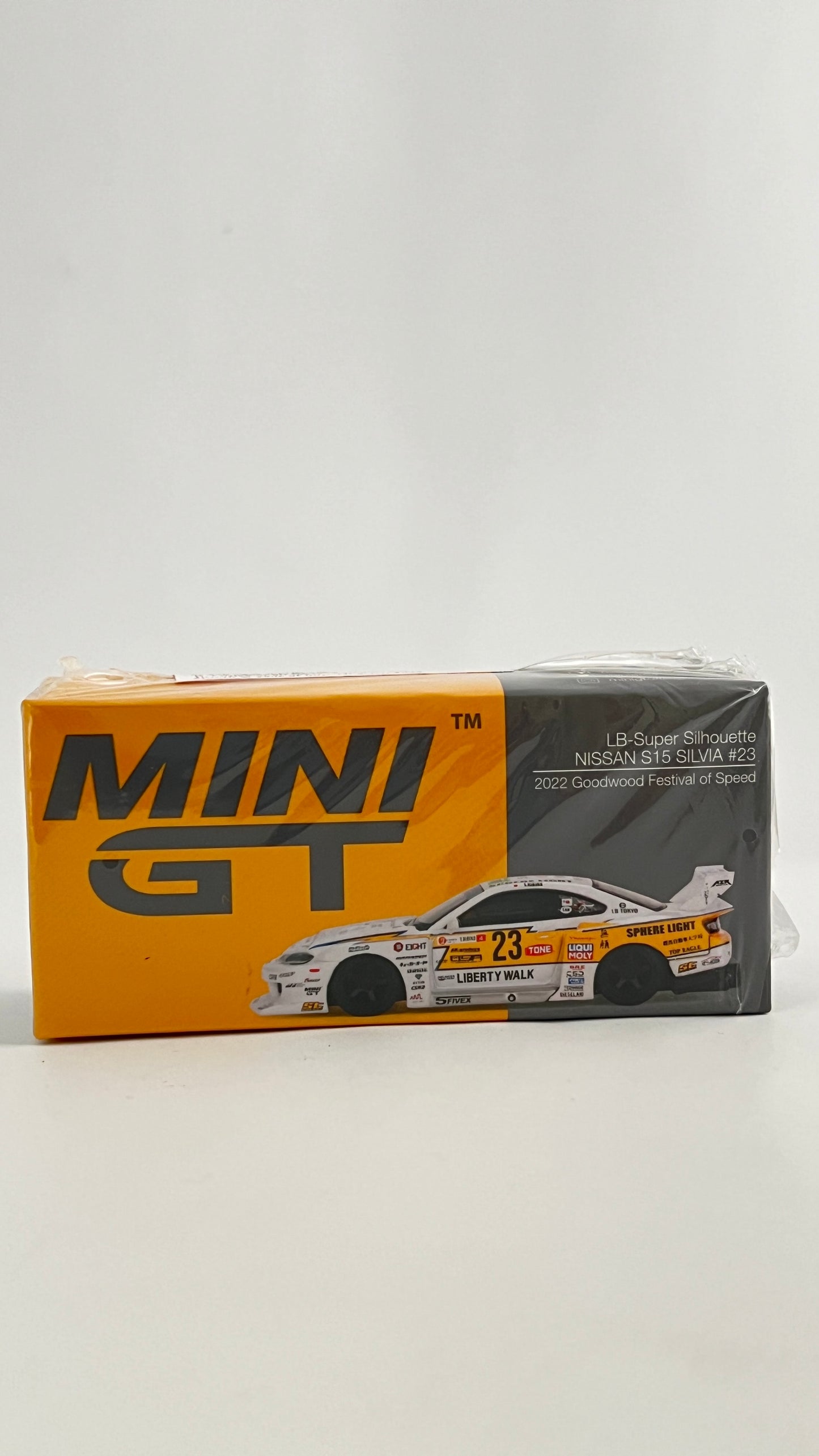 MINI GT - LB SUPER SILHOUTTE NISSAN S15 SILVIA #23 - OPEN BOX