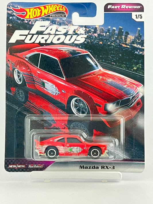 PREMIUM FAST AND FURIOUS - MAZDA RX-3 - Its Fun- Hot wheels - matchbox - diecast