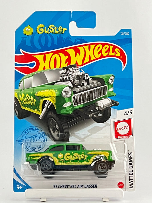 55 CHEVY BEL AIR GASSER - GUSTER - Its Fun- Hot wheels - matchbox - diecast