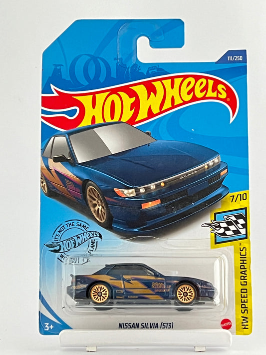 NISSAN SILVIA - S13 - BLUE - Its Fun- Hot wheels - matchbox - diecast
