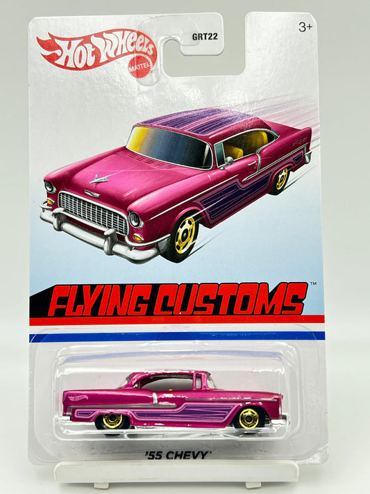 HOT WHEELS - FLYING CUSTOMS - 55 CHEVY - 4D - Its Fun