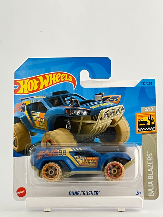DUNE CRUSHER - IMPORTED SHORT CARD - Its Fun- Hot wheels - matchbox - diecast