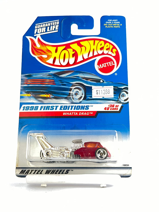 WHATTA DRAG - 3A - Its Fun- Hot wheels - matchbox - diecast
