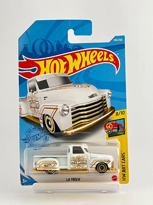 LA TROCA - WHITE AND GOLD - Its Fun- Hot wheels - matchbox - diecast