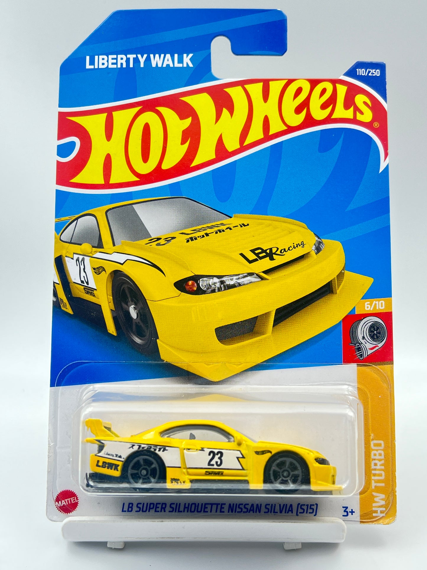 IMPORTED - HOT WHEELS -  LB SUPER SILHOUETTE NISSAN SILVIA (S15) - YELLOW - 2B