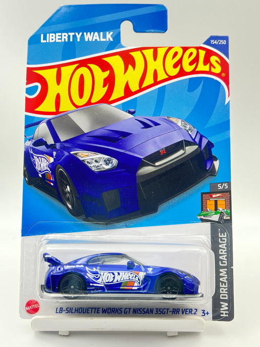 IMPORTED - HOT WHEELS - LB SILHOUETTE WORKS GT NISSAN 35GT-RR VER.2 - DARK BLUE - 4C