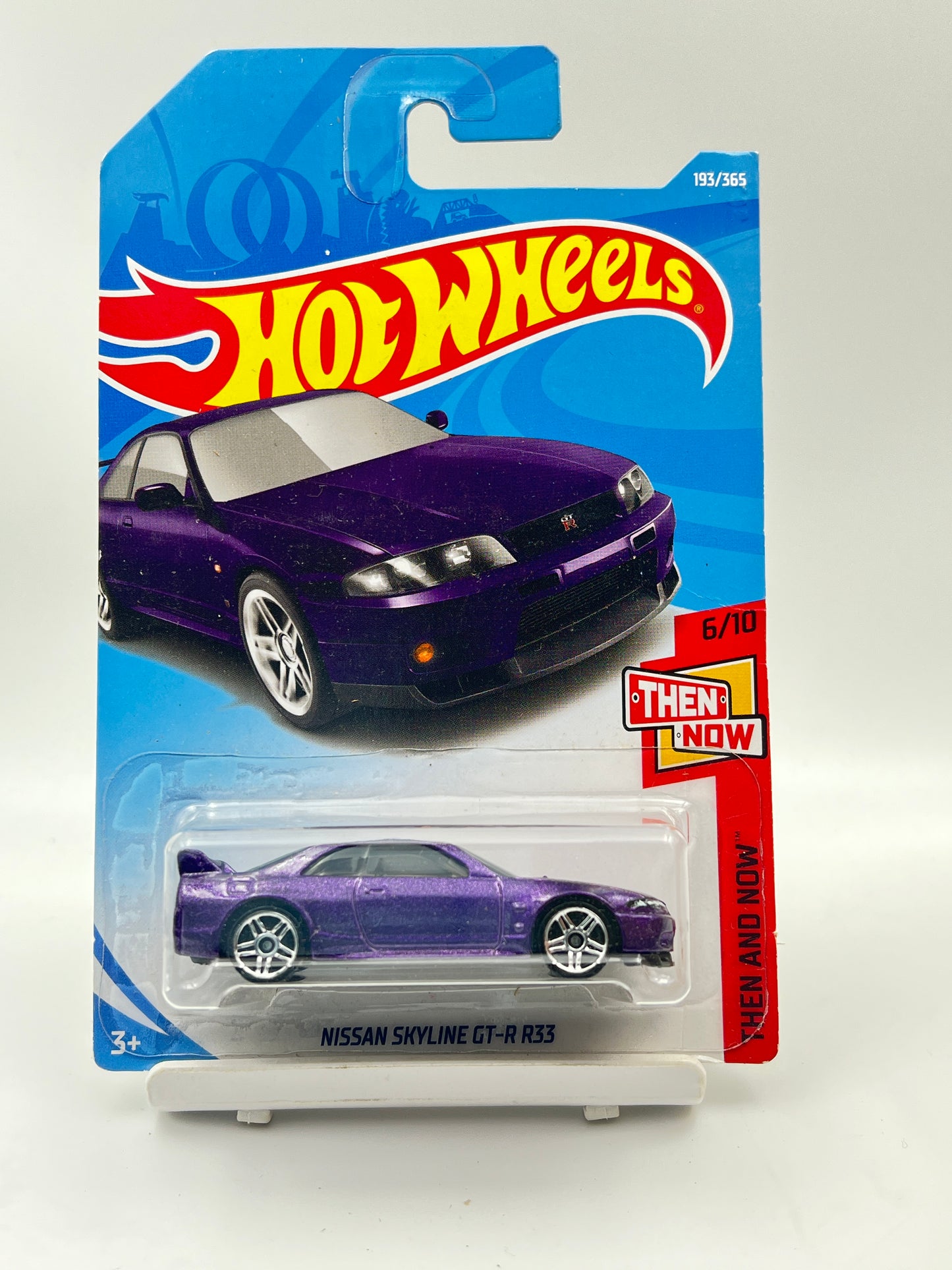 IMPORTED - HOT WHEELS -  NISSAN SKYLINE GT-R R33 - PURPLE - B1