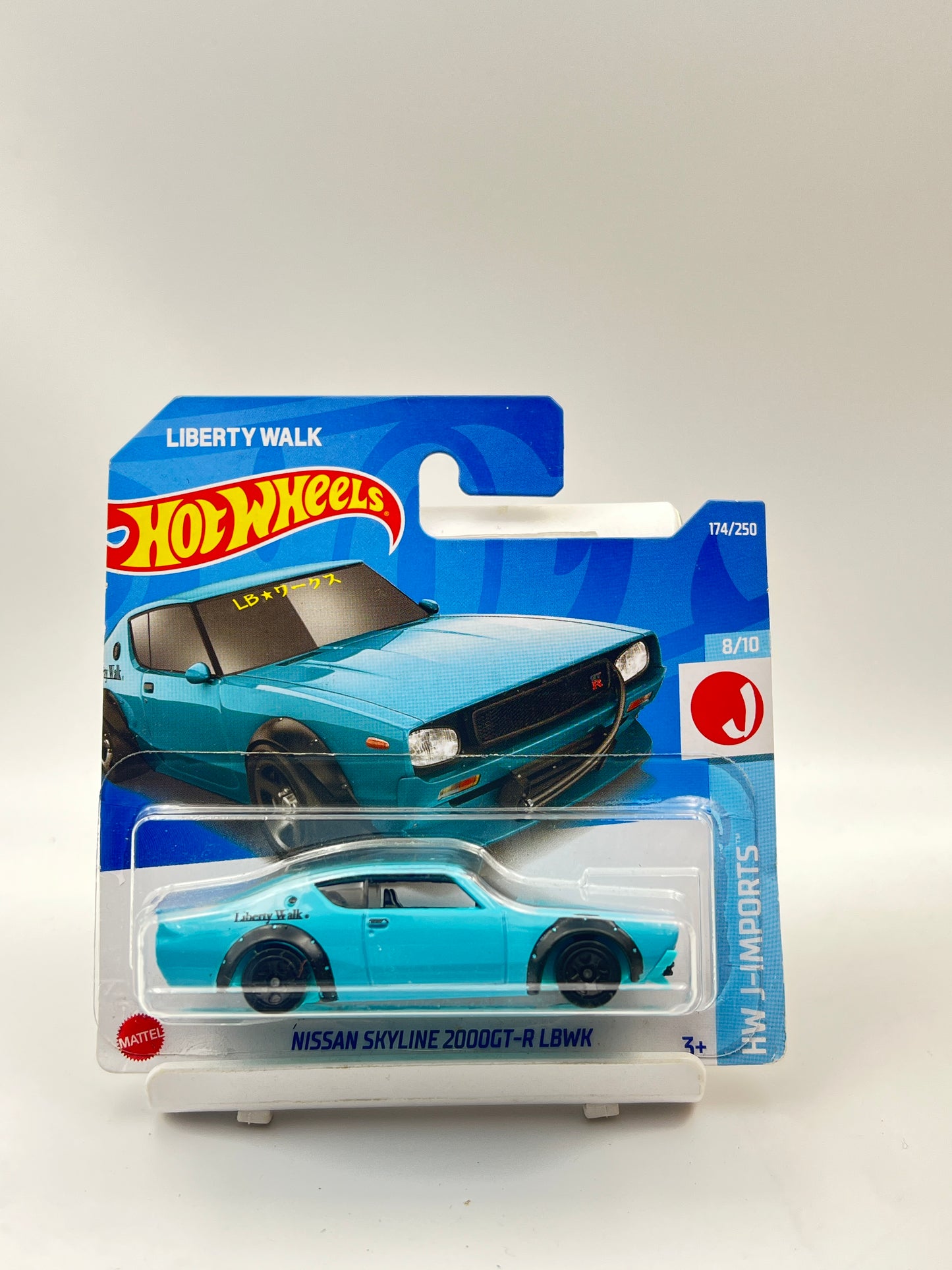 IMPORTED - HOT WHEELS -  NISSAN SKYLINE 2000GT-R LBWK - BLUE - 4D