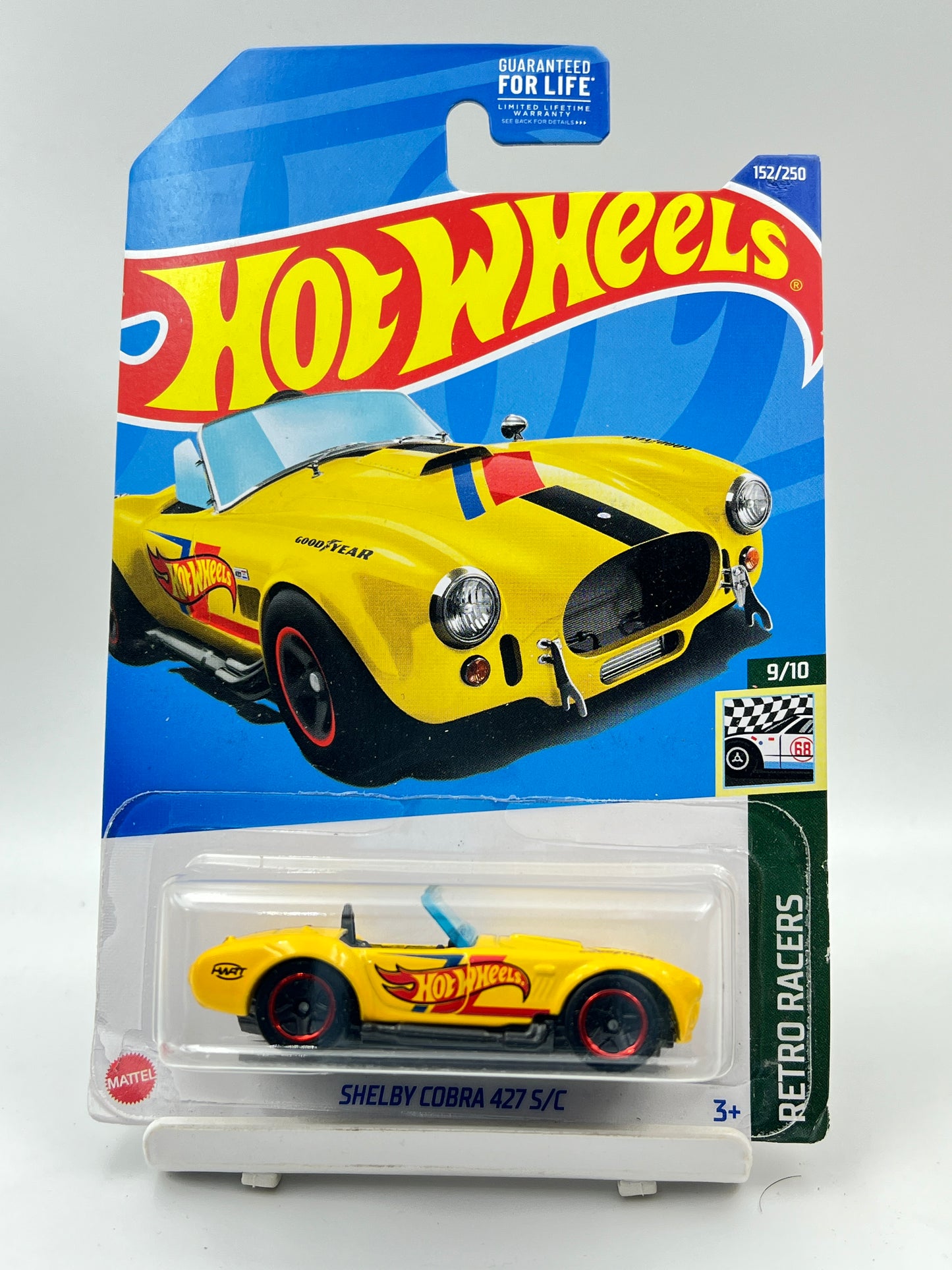 SOFT CORNERS - IMPORTED - HOT WHEELS -  SHELBY BOBRA 427 S/C - YELLOW - 1A