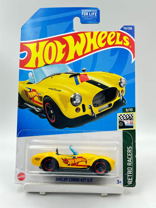 SOFT CORNERS - IMPORTED - HOT WHEELS -  SHELBY BOBRA 427 S/C - YELLOW - 1A
