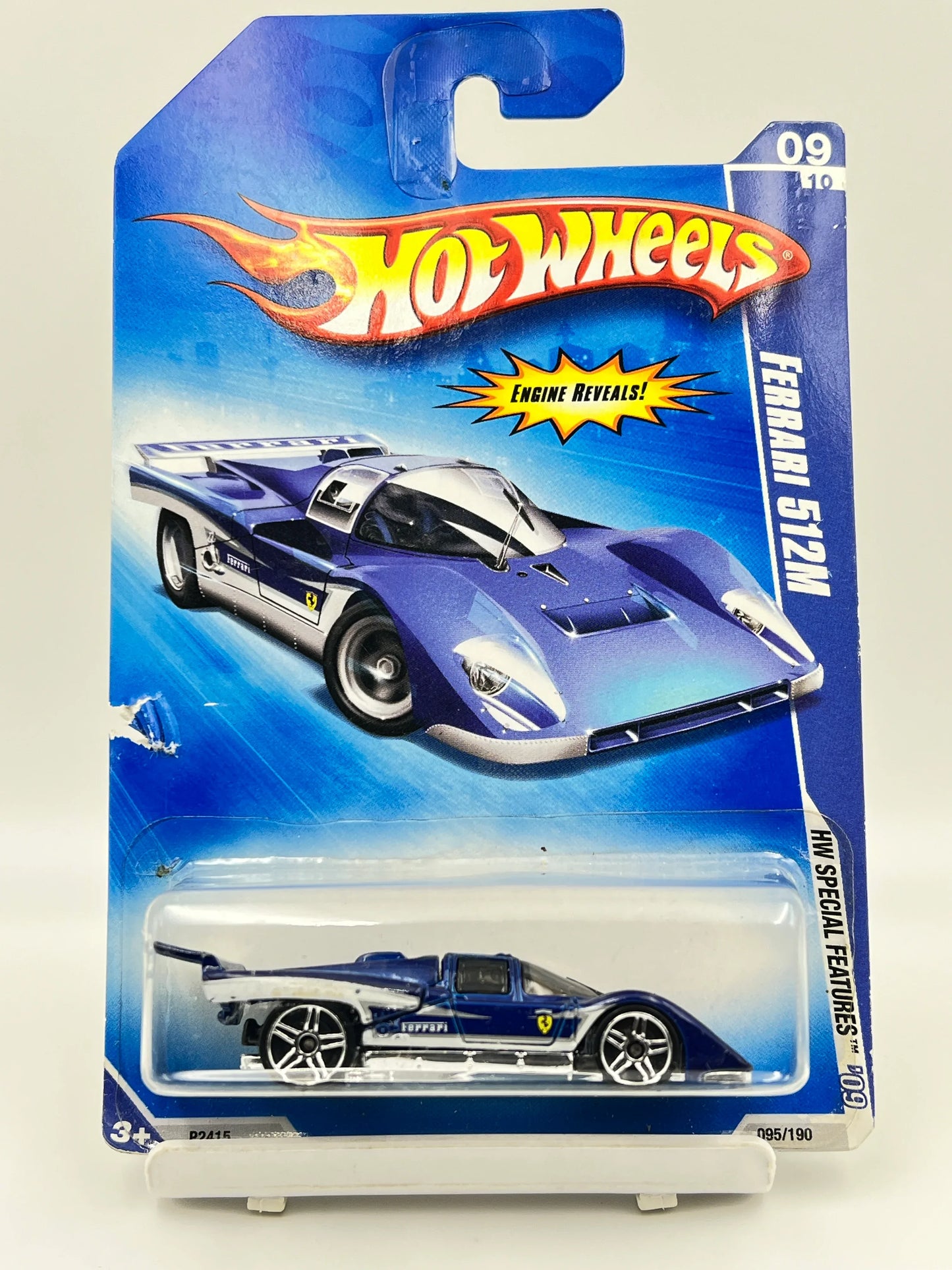 HOT WHEELS - FERRARI 512M - BLUE - MOVING PARTS - 2B - Its Fun