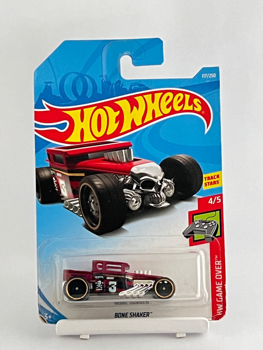 BONE SHAKER RED -1C - Its Fun- Hot wheels - matchbox - diecast