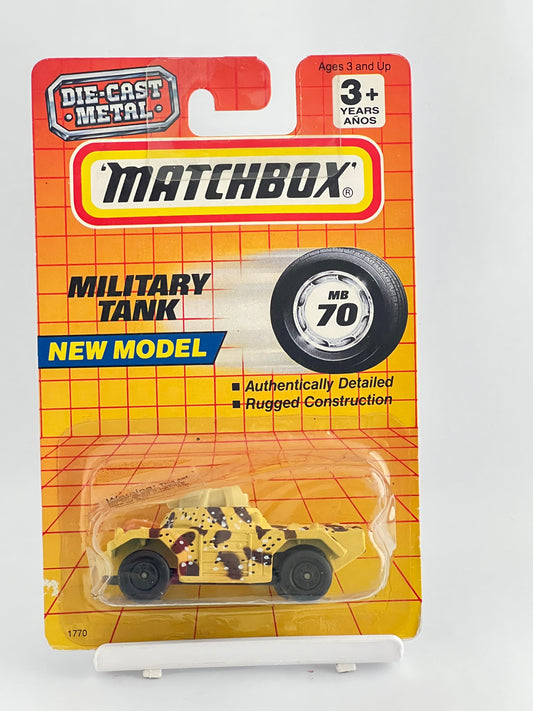 MATCHBOX - MILITARY TANK - Its Fun- Hot wheels - matchbox - diecast