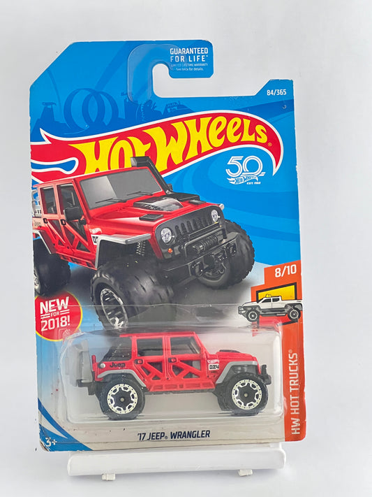 17 JEEP WRANGLER - RED - 1C - Its Fun- Hot wheels - matchbox - diecast