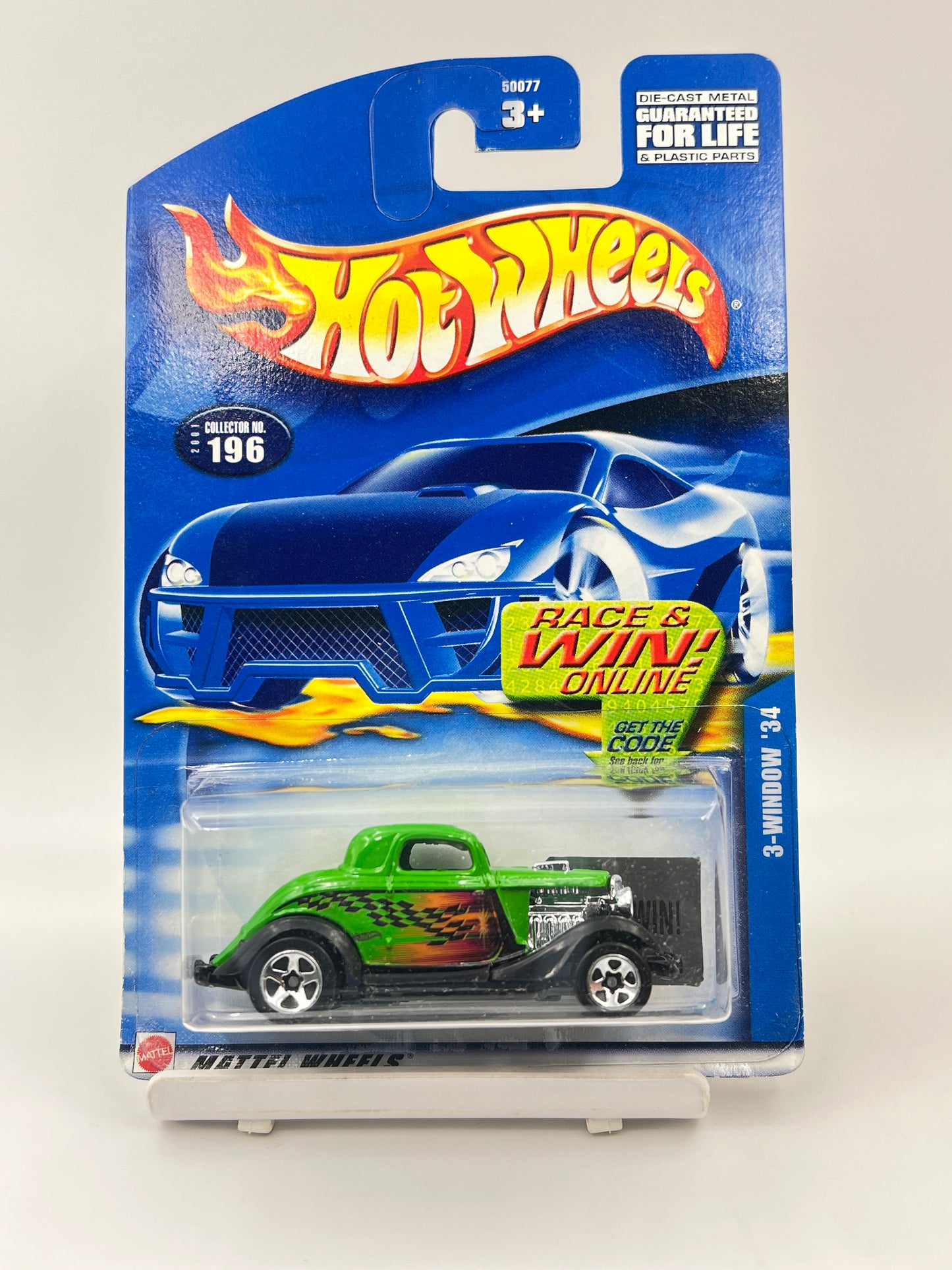 FULL METAL - HOT WHEELS - 3 WINDOW 34 - GREEN - 1A