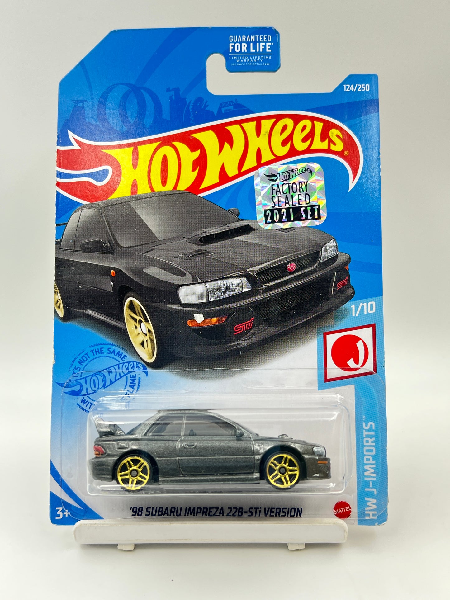 BLISTER CRACK - FACTORY SEALED - HOT WHEELS - 98 SUBARU IMPREZA 22B STI VERSION - 1A