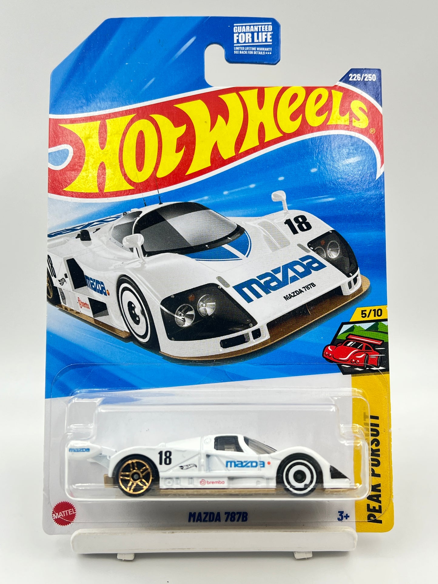 IMPORTED - HOT WHEELS -  MAZDA 787B - WHITE - 1D