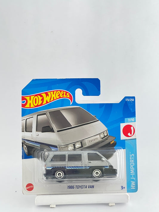 1986 TOYOTA VAN - SHORT CARD - GREY - 2B - Its Fun- Hot wheels - matchbox - diecast