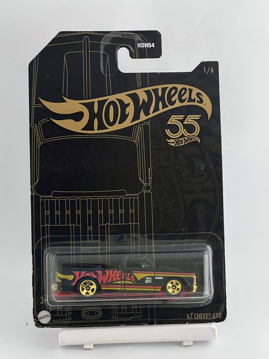 55TH ANNIVERSARY - 67 CHEVY C10 - 3A - Its Fun- Hot wheels - matchbox - diecast