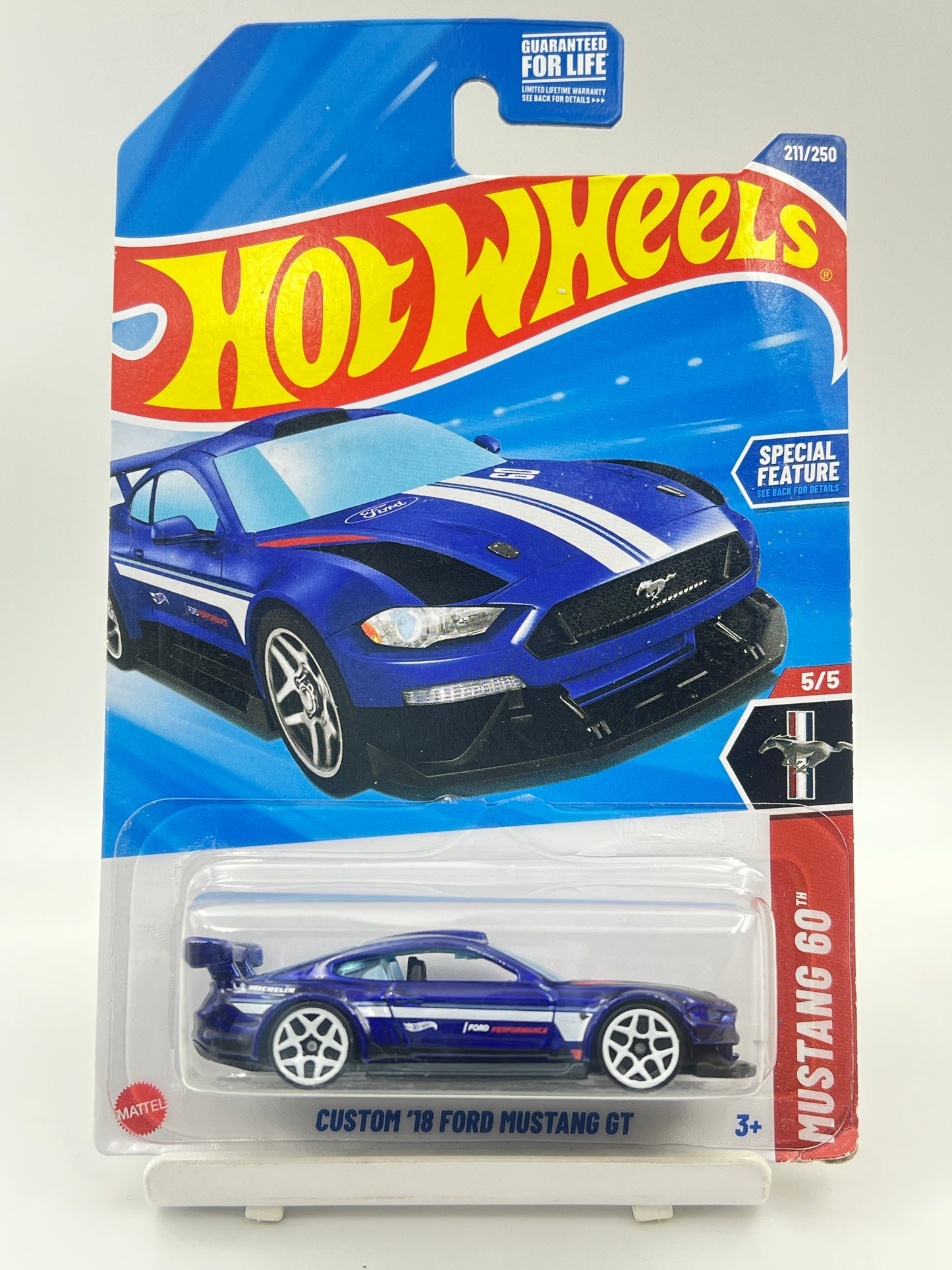 IMPORTED - HOT WHEELS -  CUSTOM 18 FORD MUSTANG GT - 1C