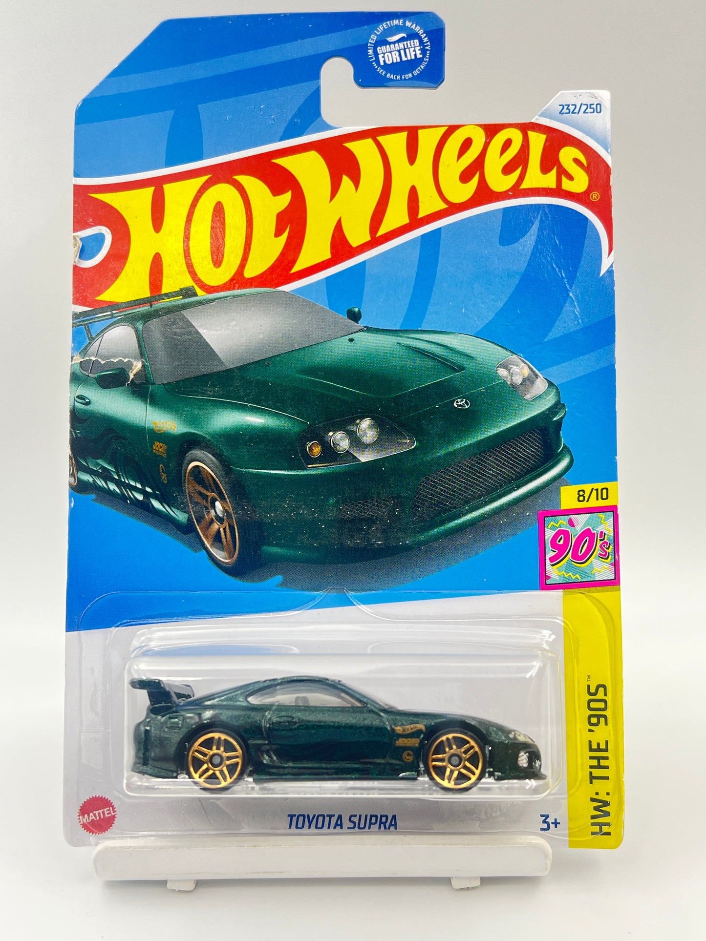 CARD DAMAGED - TOYOTA SUPRA - GREEN - 6A