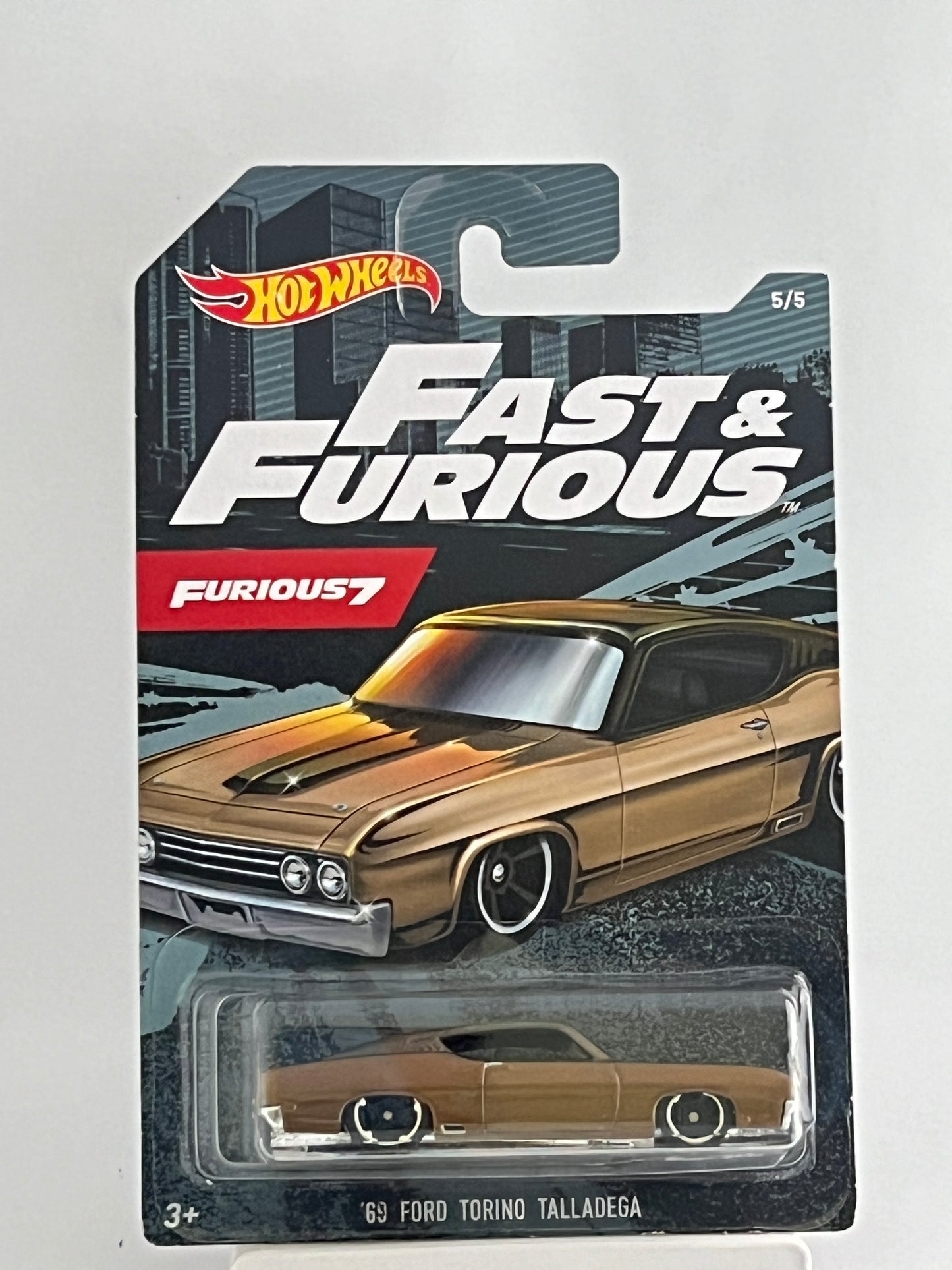 FAST AND FURIOUS - 69 FORD TORINO TALLADEGA - BLISTER CRACK - 3A