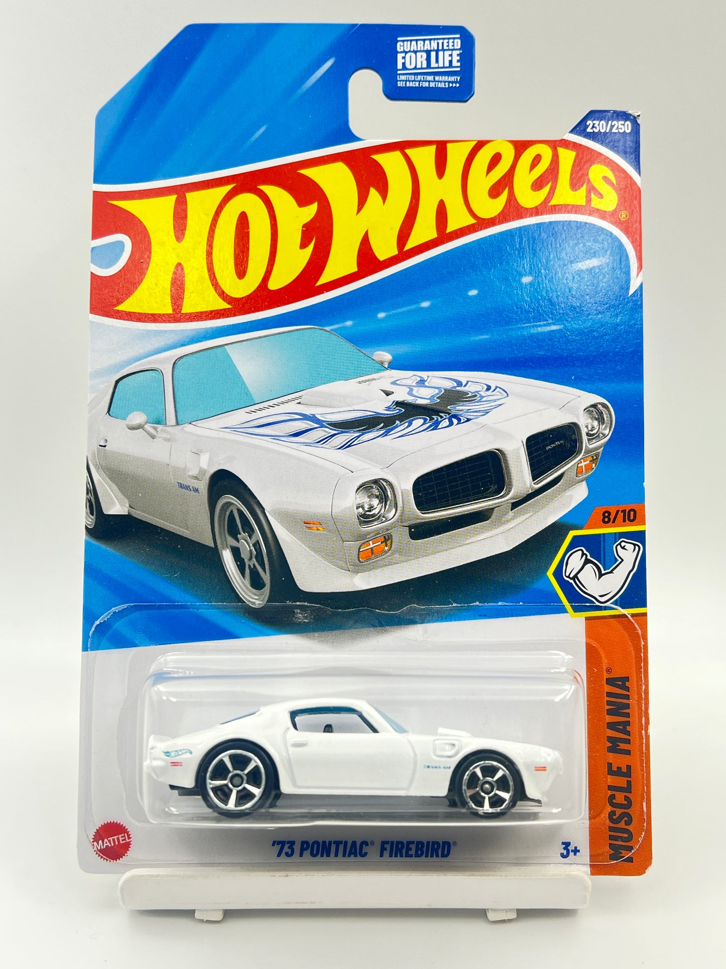 HOT WHEELS - 73 PONTIAC FIREBIRD - WHITE - 6D
