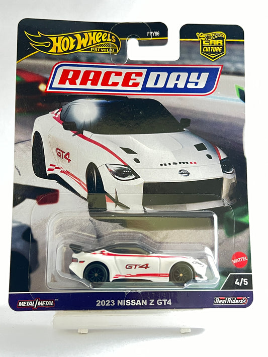 PREMIUM - RACE DAY - 2023 NISSAN Z GT4 - 5C - Its Fun- Hot wheels - matchbox - diecast